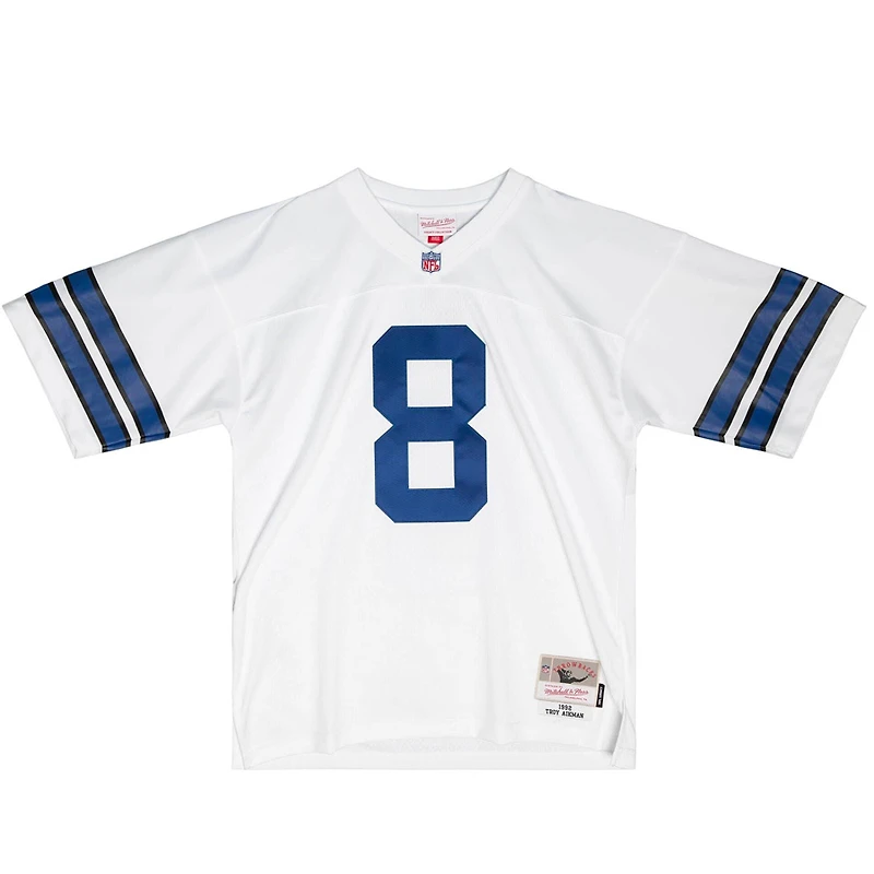 Dallas Cowboys Troy Aikman 1992 Mitchell & Ness White Retired Player Legacy Jersey