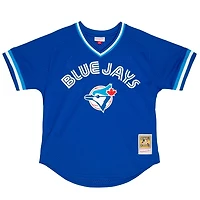 Toronto Blue Jays Joe Carter Mitchell & Ness 1993 Royal Mesh Pullover Jersey