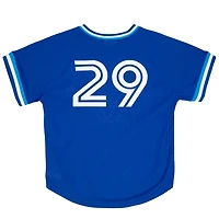 Toronto Blue Jays Joe Carter Mitchell & Ness 1993 Royal Mesh Pullover Jersey