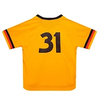 San Diego Padres Dave Winfield Mitchell & Ness 1980 Yellow Mesh Pullover Jersey