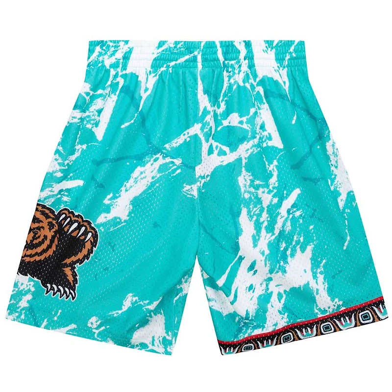 Vancouver Grizzlies 1996 Marble Mitchell & Ness Swingman Shorts