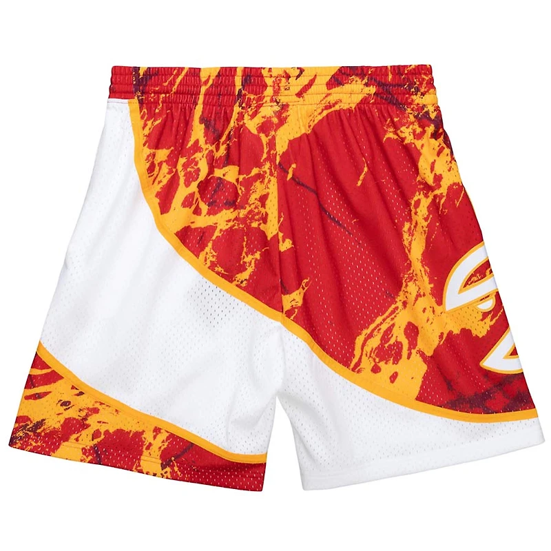 Atlanta Hawks 1986 Marble Mitchell & Ness Swingman Shorts