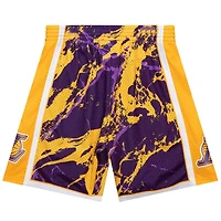 Los Angeles Lakers 2009 Marble Mitchell & Ness Swingman Shorts