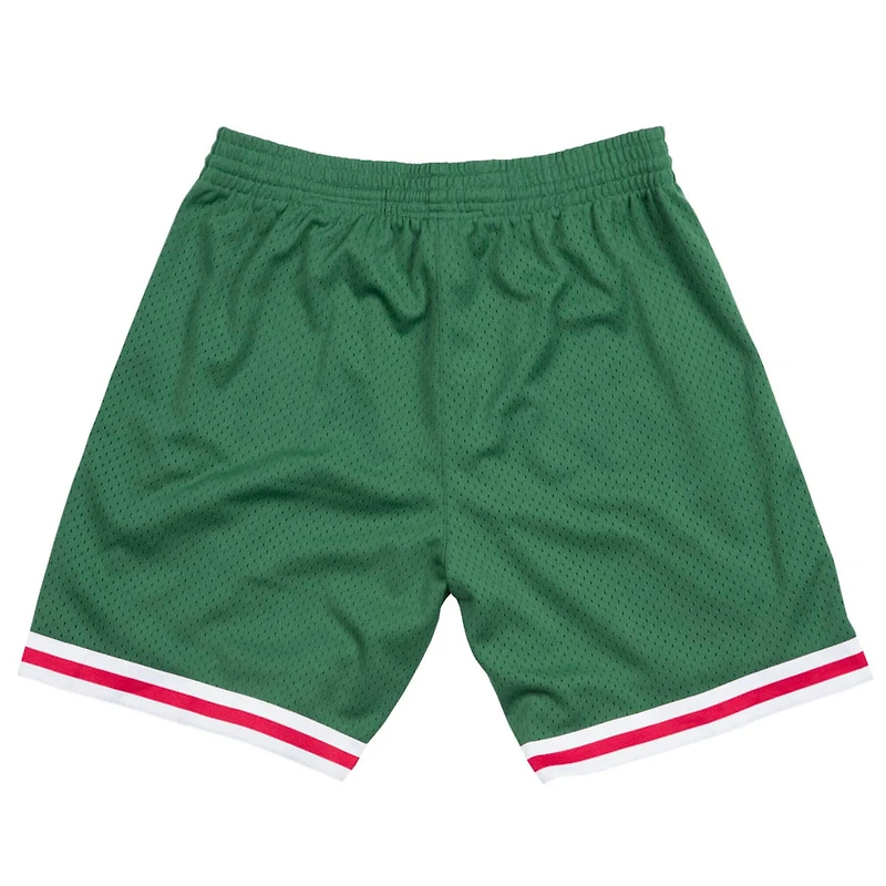 Milwaukee Bucks Mitchell & Ness 1971-72 Green Swingman Shorts