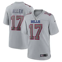 Buffalo Bills Josh Allen Nike Atmosphere Gray Game Jersey