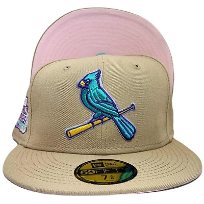 St. Louis Cardinals Desert Sunset 2011 World Series Side Patch Pink UV 59FIFTY Fitted Hat