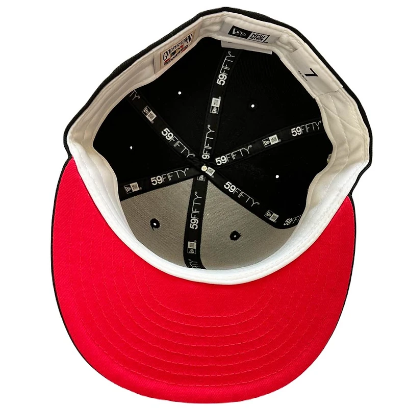 Chicago Cubs Strain Pack Cherry Pie Wrigley Field 100th Anniversary Side Patch Red UV 59FIFTY Fitted Hat