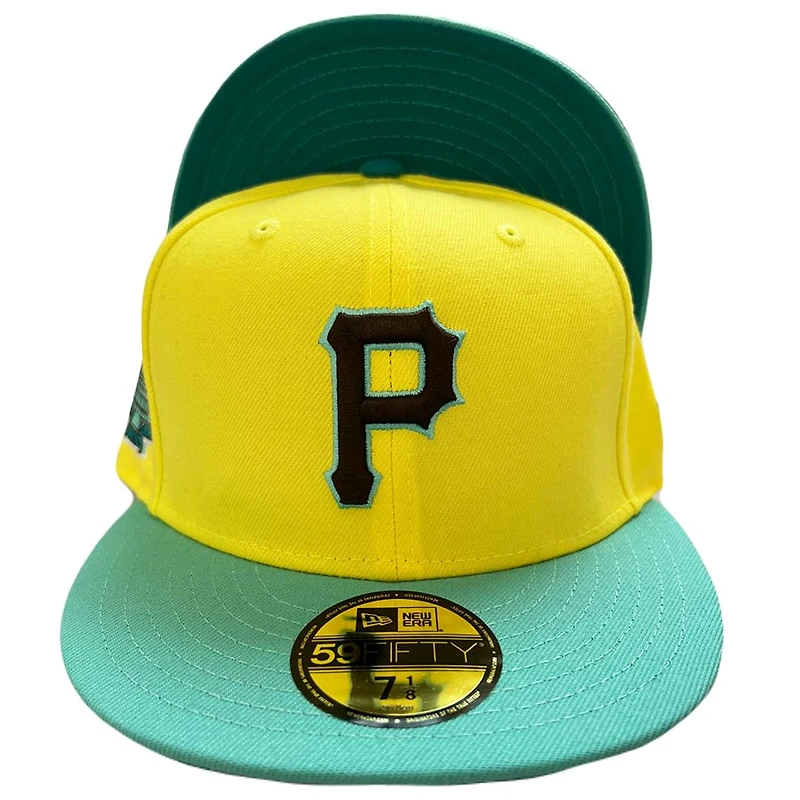 Pittsburgh Pirates Strain Pack Pineapple Express 1971 World Series Side Patch Teal UV 59FIFTY Fitted Hat