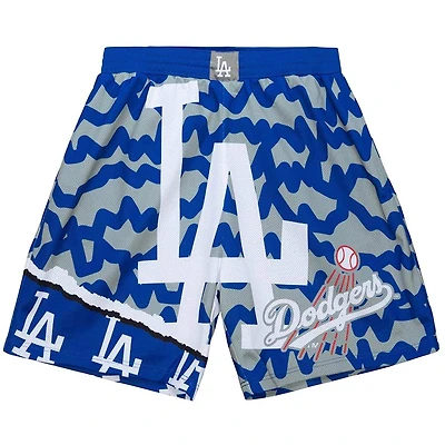 Los Angeles Dodgers Jumbotron 2.0 Sublimated Mitchell & Ness Shorts