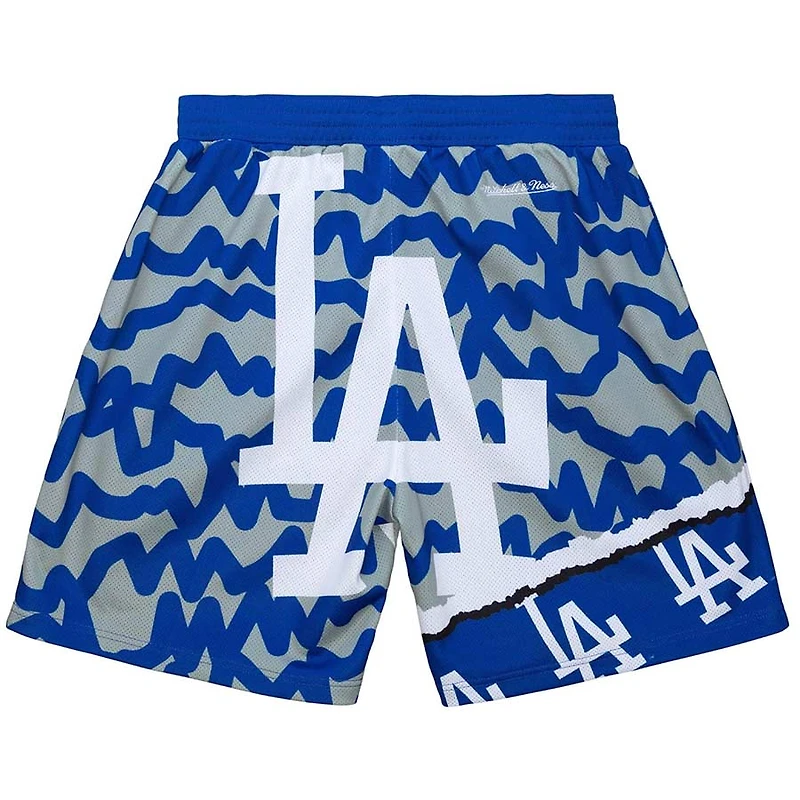 Los Angeles Dodgers Jumbotron 2.0 Sublimated Mitchell & Ness Shorts