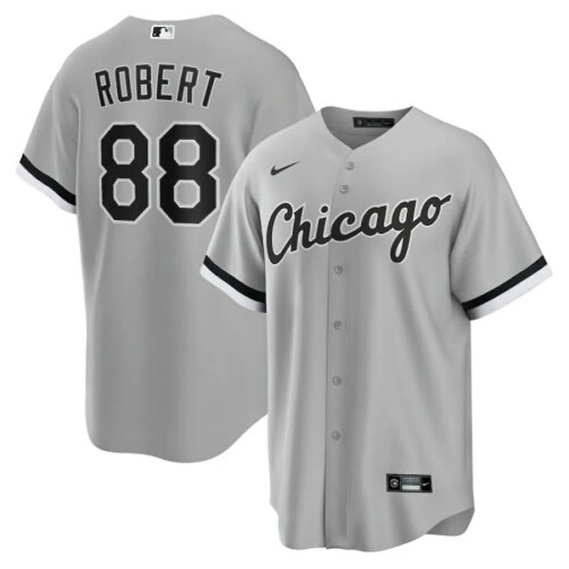 Chicago White Sox Luis Robert Nike Gray Road Player Jersey