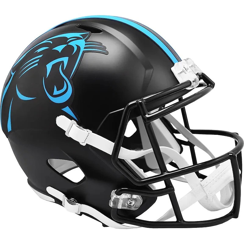 Carolina Panthers Black Riddell NFL 2022 On Field Alternate Speed Replica Helmet