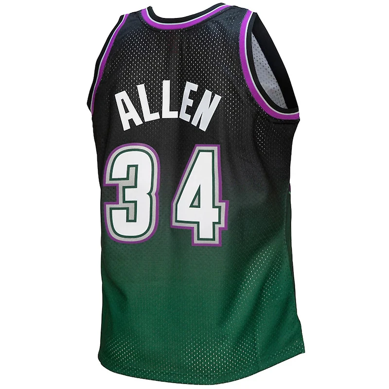 Milwaukee Bucks Ray Allen Mitchell & Ness 1996-97 Hardwood Classics Fadeaway Jersey