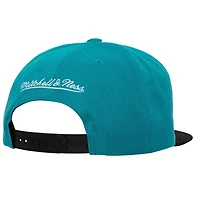Detroit Pistons Teal-Black Two Tone NBA Core Basic Mitchell & Ness Snapback