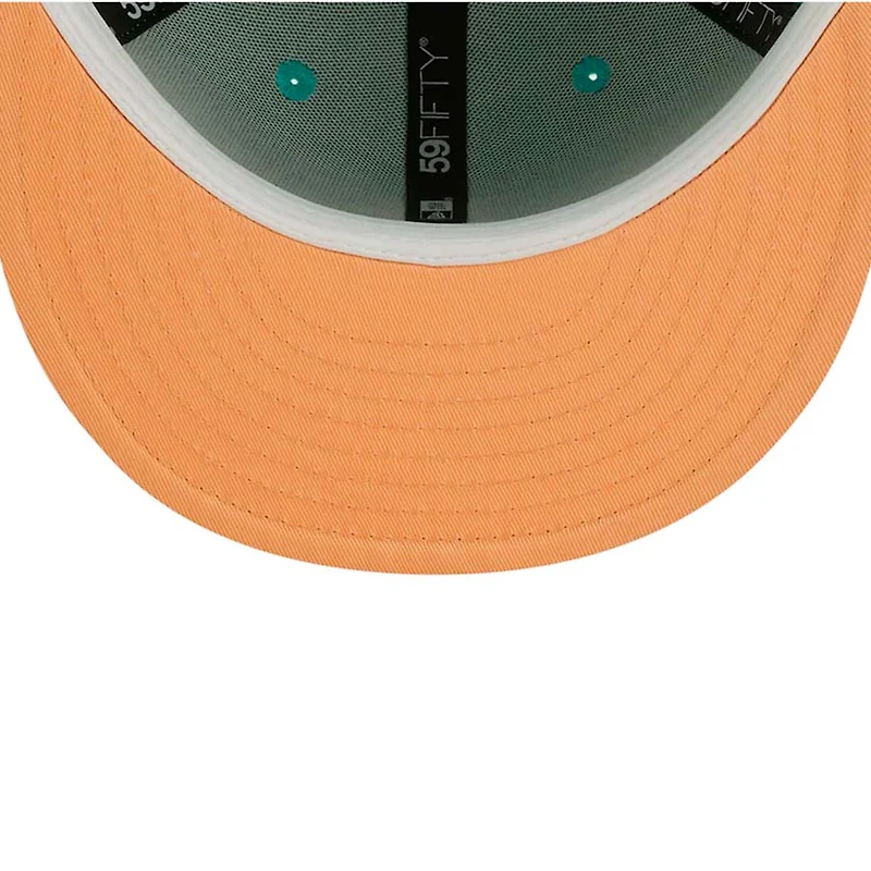 Oakland Athletics Mint 1987 All Star Game Side Patch Peach UV 59FIFTY Fitted Hat