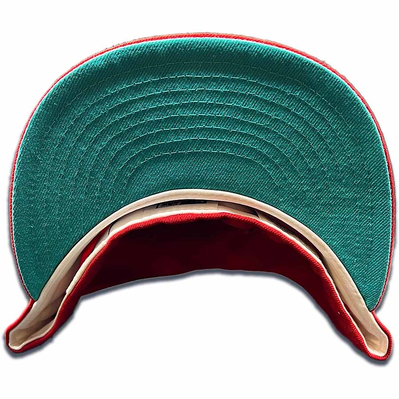 St Louis Cardinals Red 125th Anniversary Side Patch Teal UV 59FIFTY Fitted Hat