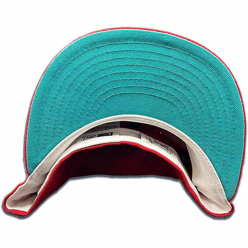 Toronto Blue Jays Red 30th Season Side Patch Teal UV 59FIFTY Fitted Hat
