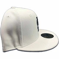 St Louis Cardinals Basic White With Black Logo UV 59FIFTY Fitted Hat