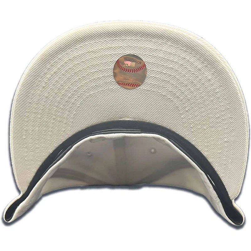 St Louis Cardinals Basic White With Black Logo UV 59FIFTY Fitted Hat