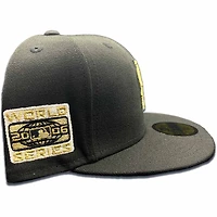 St Louis Cardinals Black 2006 World Series Side Patch Metallic Gold UV 59FIFTY Fitted Hat