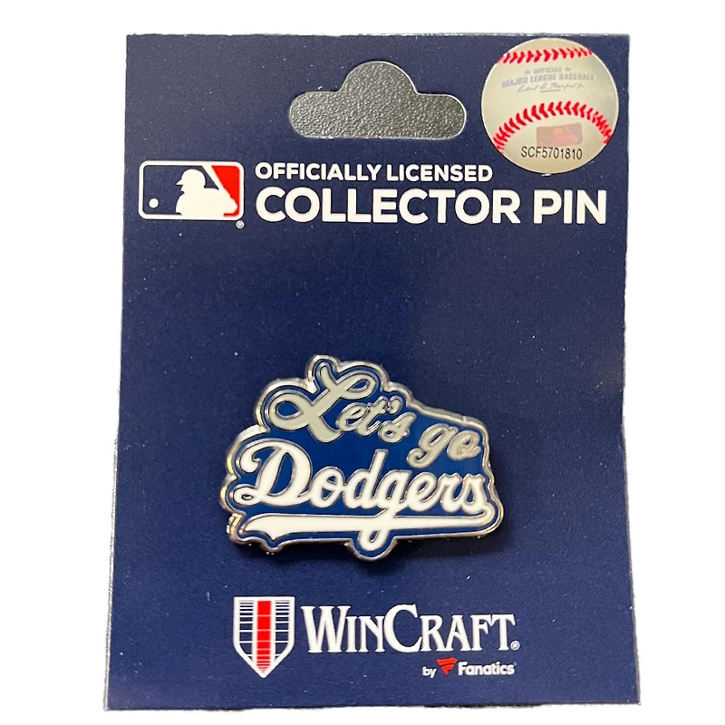 Los Angeles Dodgers Team Slogan Jewelry Collector Hat Pin