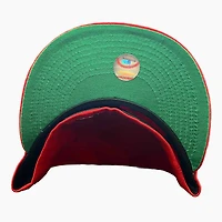 St Louis Cardinals Red Jersey Logo 125th Anniversary Patch Green UV 59FIFTY Fitted Hat