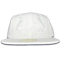 St Louis Cardinals Two Bird Jersey Logo All White 59FIFTY Fitted Hat