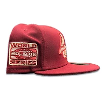 St. Louis Cardinals Maroon Razzleberry 2006 WS Side Patch Pink UV 59FIFTY Fitted Hat