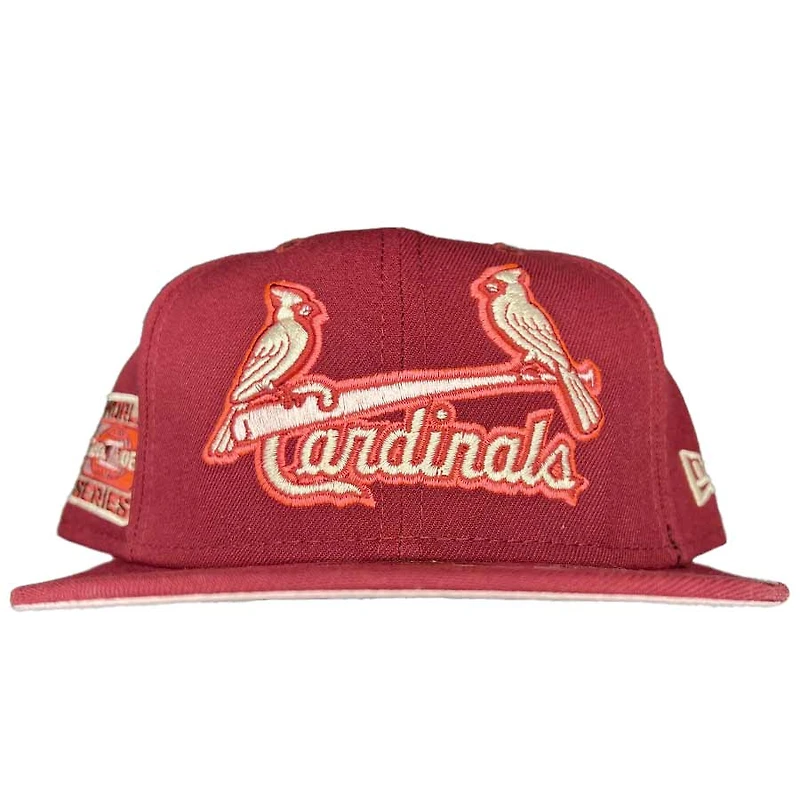 St. Louis Cardinals Maroon Razzleberry 2006 WS Side Patch Pink UV 59FIFTY Fitted Hat