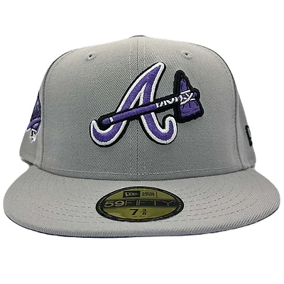 Atlanta Braves Purple Reign Pack 1995 World Series Side Patch UV 59FIFTY Fitted Hat