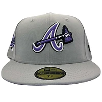 Atlanta Braves Purple Reign Pack 1995 World Series Side Patch UV 59FIFTY Fitted Hat