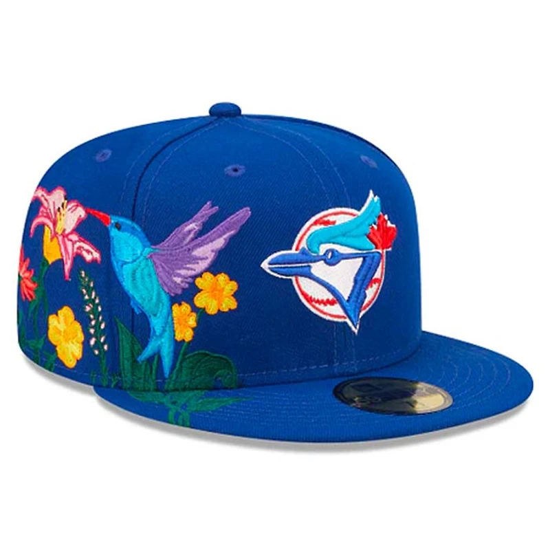 Toronto Blue Jays Royal Blooming Gray UV 59FIFTY Fitted Hat