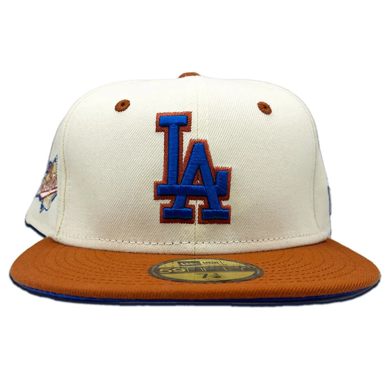 Los Angeles Dodgers Rustic Chrome 1988 WS Side Patch Royal Blue UV 59FIFTY Fitted Hat