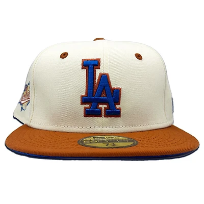 Los Angeles Dodgers Rustic Chrome 1988 WS Side Patch Royal Blue UV 59FIFTY Fitted Hat