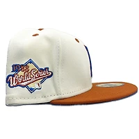 Los Angeles Dodgers Rustic Chrome 1988 WS Side Patch Royal Blue UV 59FIFTY Fitted Hat