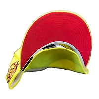 St Louis Cardinals Yellow Cooperstown 125th Anniversary Patch Red UV 59FIFTY Fitted Hat
