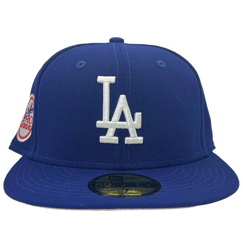 Los Angeles Dodgers Pro Image Exclusive Blue 1980 ASG Patch Pink Sweatband and UV 59FIFTY Fitted Hat