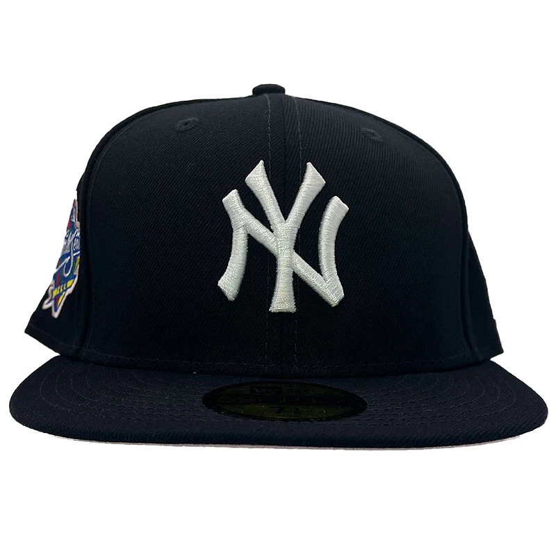 New York Yankees Pro Image Exclusive Navy 1999 WS Patch Pink Sweatband and UV 59FIFTY Fitted Hat
