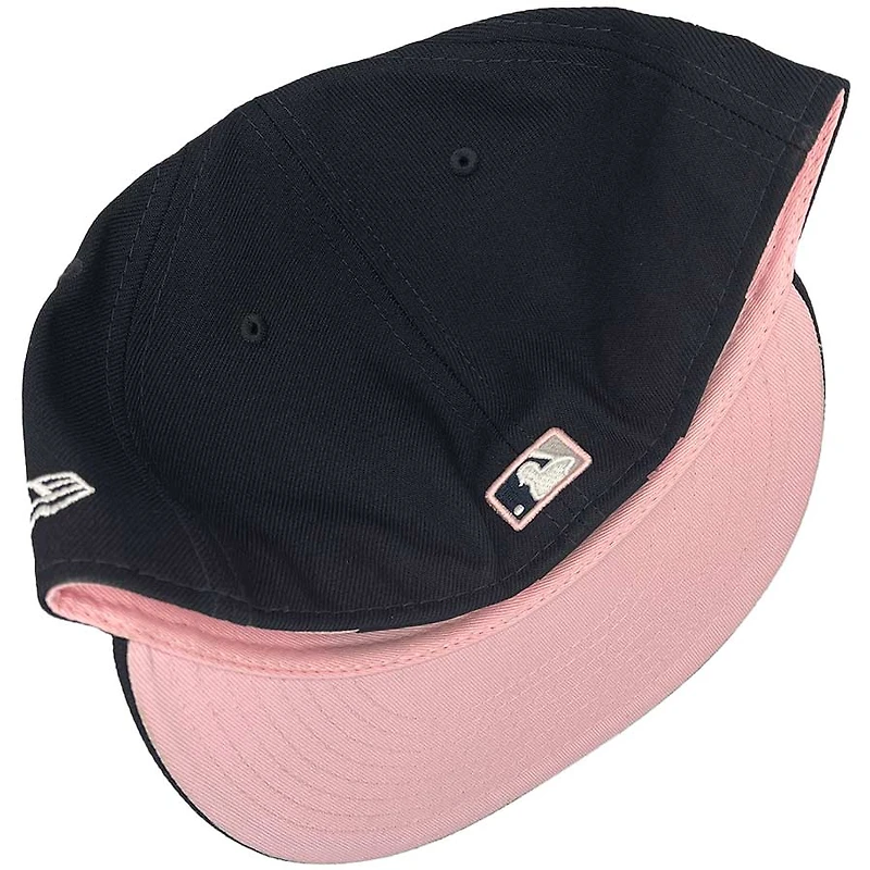 New York Yankees Pro Image Exclusive Navy 1999 WS Patch Pink Sweatband and UV 59FIFTY Fitted Hat