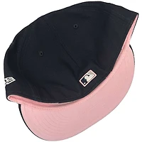 New York Yankees Pro Image Exclusive Navy 1999 WS Patch Pink Sweatband and UV 59FIFTY Fitted Hat
