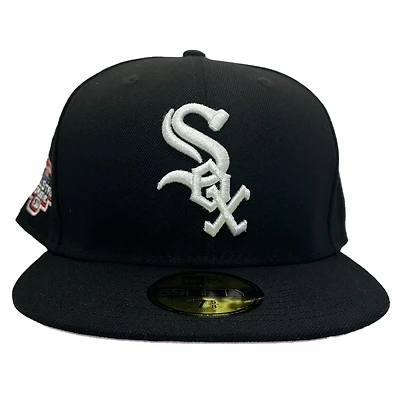 Chicago White Sox Pro Image Exclusive Black 2003 ASG Patch Pink Sweatband and UV 59FIFTY Fitted Hat