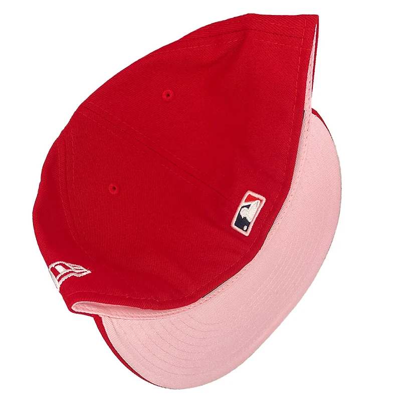 St Louis Cardinals Pro Image Exclusive Red 125th Year Patch Pink Sweatband and UV 59FIFTY Fitted Hat