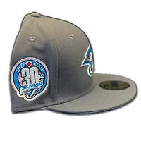 Toronto Blue Jays Pro Image Exclusive Gray 30th Year Patch Pink Sweatband and UV 59FIFTY Fitted Hat