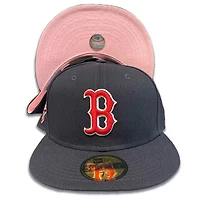 Boston Red Sox Pro Image Exclusive Navy 1967 WS Patch Pink Sweatband and UV 59FIFTY Fitted Hat