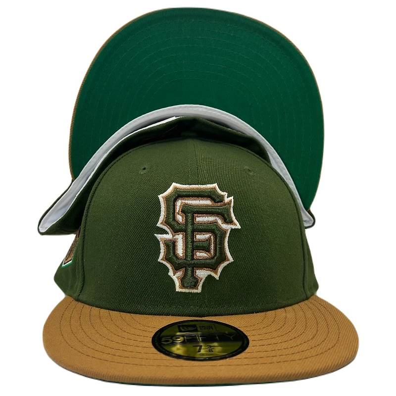 San Francisco Giants Earth Day 2010 World Champions Patch Green UV 59FIFTY Fitted Hat