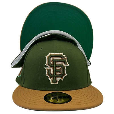 San Francisco Giants Earth Day 2010 World Champions Patch Green UV 59FIFTY Fitted Hat