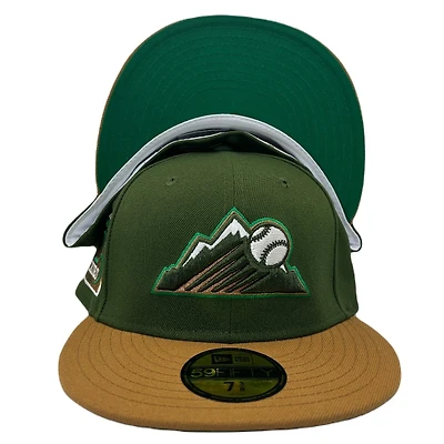 Colorado Rockies Shades Of Fall 25th Anniversary Patch Green UV 59FIFTY Fitted Hat