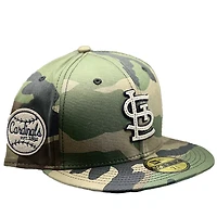 St. Louis Cardinals Pro Image Exclusive Camo Felt Green UV 59FIFTY Fitted Hat