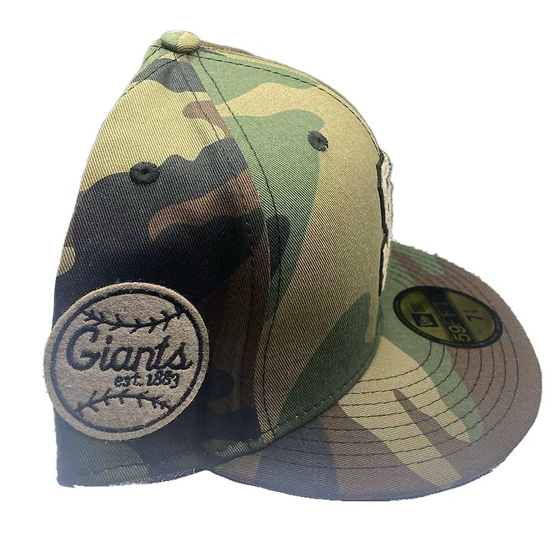 San Francisco Giants Pro Image Exclusive Camo Felt Green UV 59FIFTY Fitted Hat