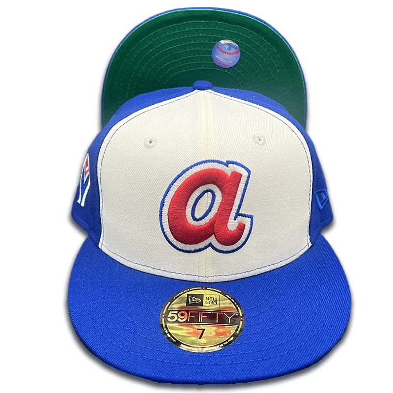 Atlanta Braves Feather Side Patch Green UV 59FIFTY Fitted Hat